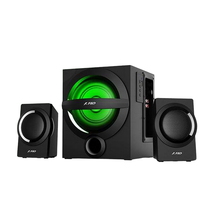 Speakers F&D A140X Black, Bluetooth, USB reader, LED, Remote control, 37w / 13w + 2 x 12w / 2.1