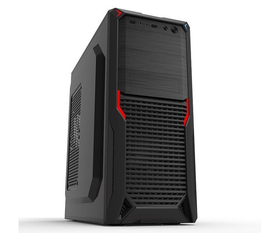 Cumpara  Carcase de calculator - Case ATX 500W Sohoo 5912BR, 1xUSB 2.0, 1xUSB ..