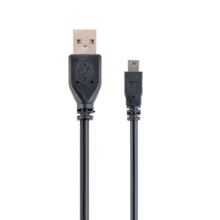 Cable USB, A-plug MINI 5PM, 1.8 m, USB2.0,  High quality, CCP-USB2-AM5P-6