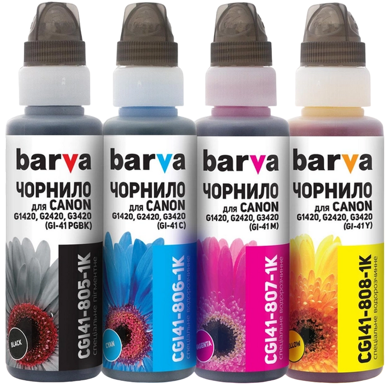 Ink set Barva for G series Canon bl..