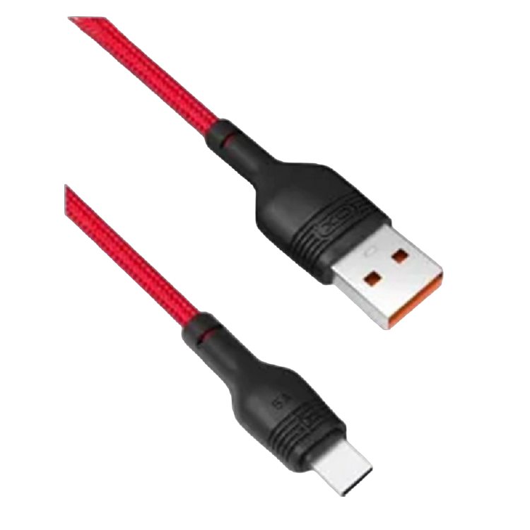 Type-C Cable XO, Braided, NB55, Red