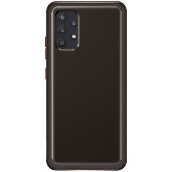 Original Sam. Soft Clear cover Galaxy A32, Black