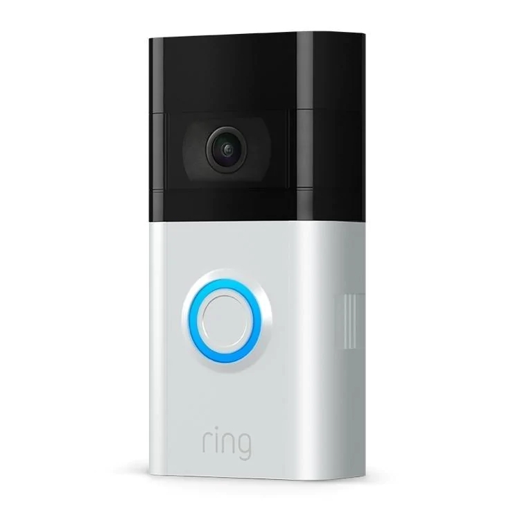 Ring Video Doorbell 3, Satin Nickel..