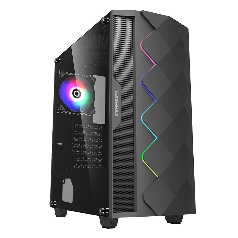 Case ATX GAMEMAX Diamond COC, 1x120mm ARGB, 1..