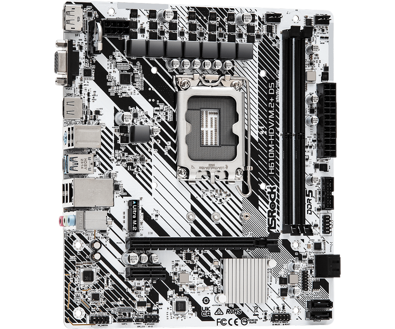 MB S1700 ASRock H610M-HDV/M.2+ D5  mATX..