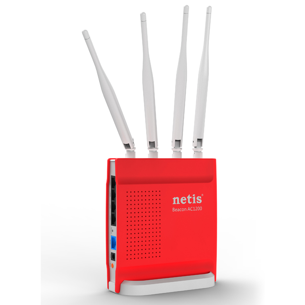 Wi-Fi AC Dual Band Netis Gaming Router, 