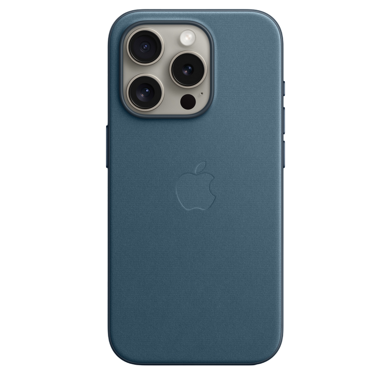 iPhone 15 Pro FineWoven Case with MagSafe - Pacific Blue