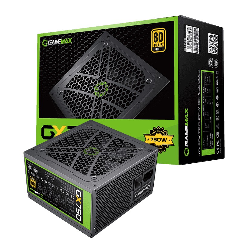 Cumpara  Surse de alimentare - Power Supply ATX 750W GAMEMAX GX-750, 80+ Gol..