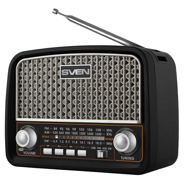 Speakers SVEN Tuner "SRP-555"  3w, FM, USB, SD/microSD