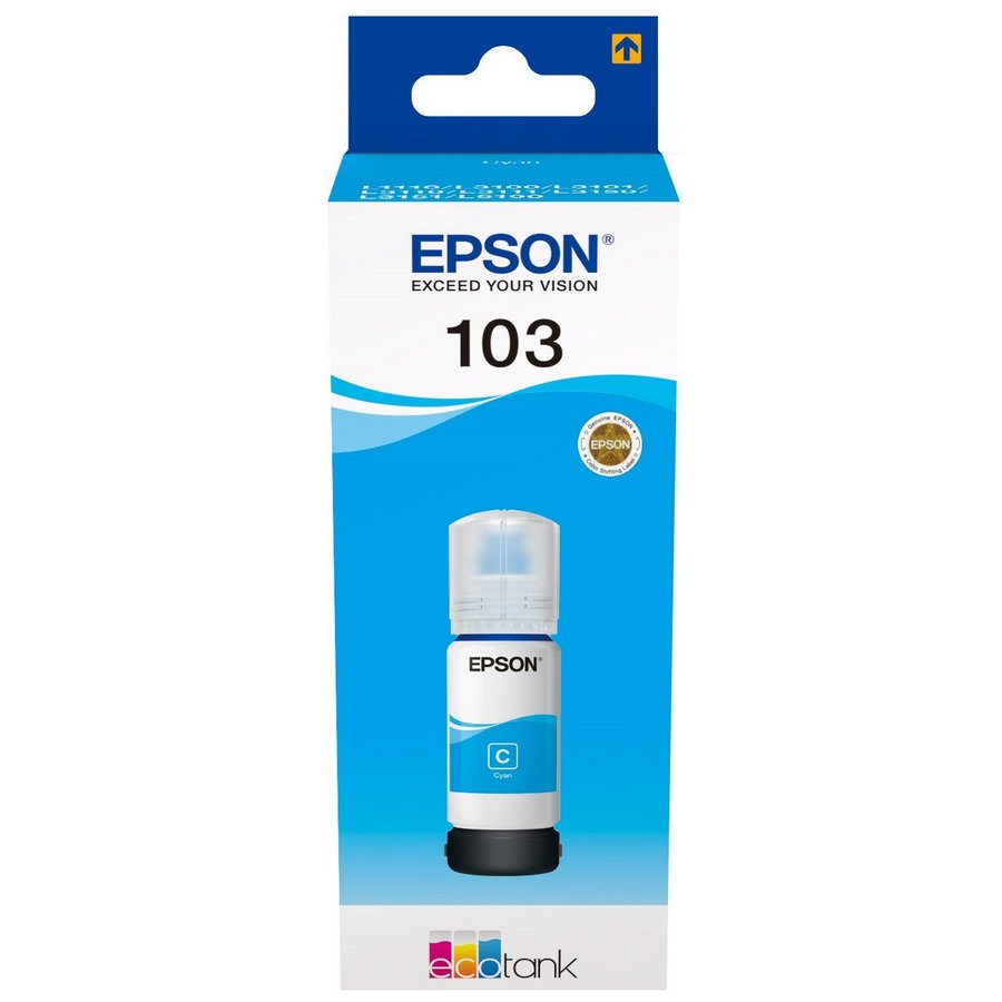 Cumpara  Imprimare și scanare - Ink  Epson C13T00S24A, 103 EcoTank Cyan ink b..