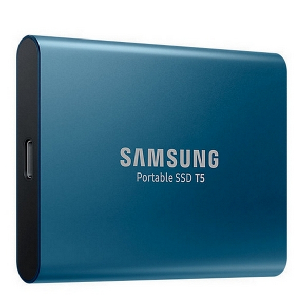 Cumpara  Unități HDD și SSD externe - .500GB Samsung Portable SSD T5 Blue, USB-C 3...
