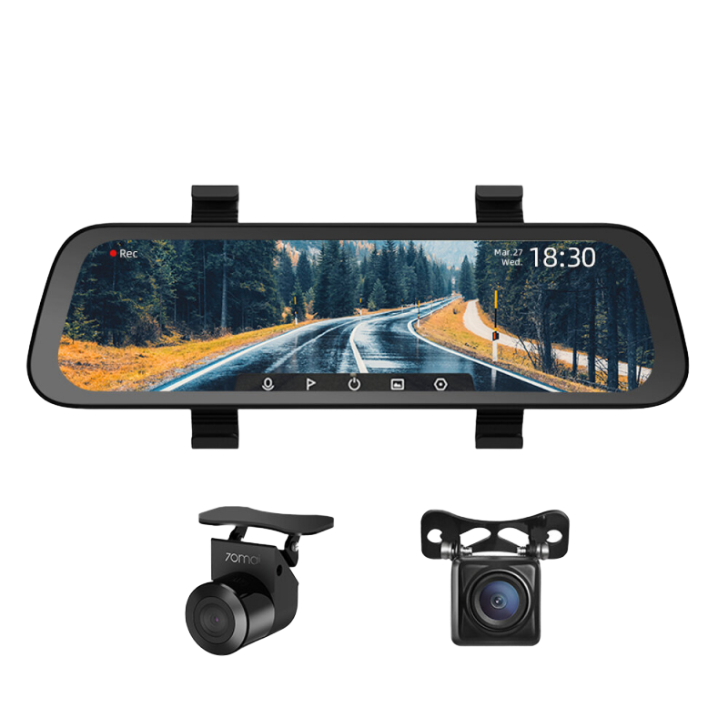 Xiaomi 70mai Rearview Dash Cam Wide Set (Nigh..