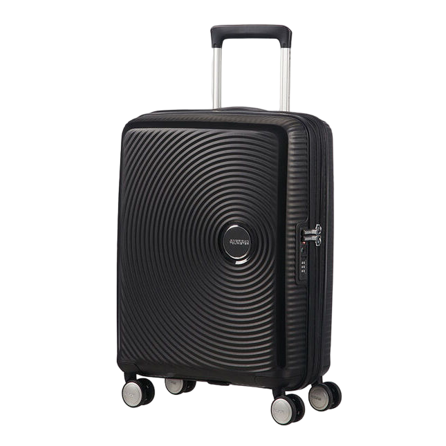 Valiza American Turister SOUNDBOX 4 roti 55/20 TSA EXP negru