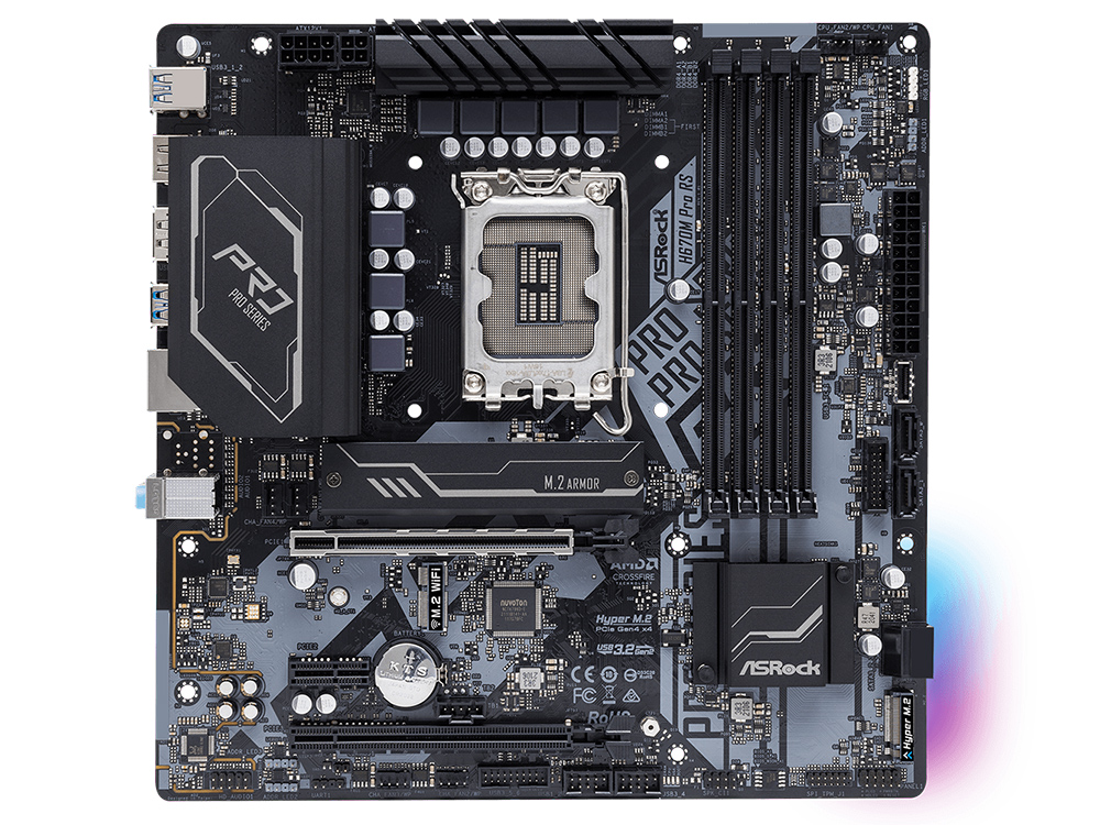 Cumpara  Plăci de bază - MB S1700 ASRock H670M PRO RS  mATX..