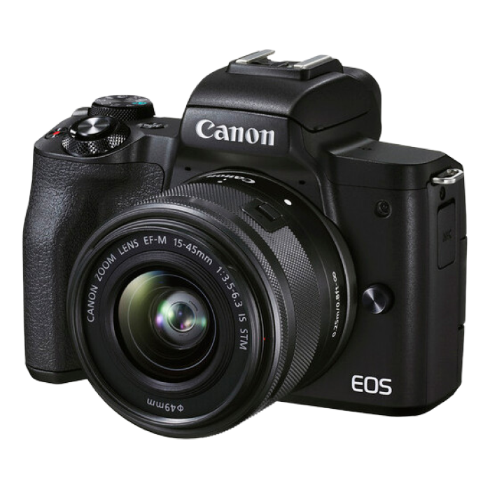 Cumpara  Camere Foto - DC Canon EOS M50 Mark II, Black & EF-M 15-45m..