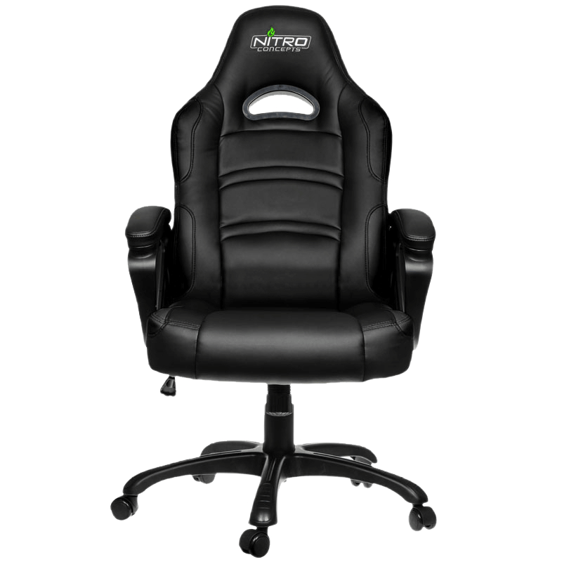 Игровое кресло Gamemax GCR07, Искусственная кожа, Чёрный