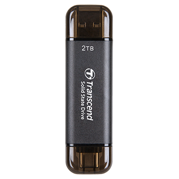 Cumpara  Unități HDD și SSD externe - 2.0TB  Transcend Portable SSD ESD310C Black, ..