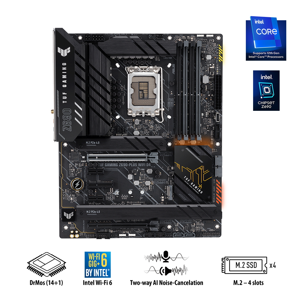 Cumpara  Plăci de bază - MB S1700 Asus TUF GAMING Z690-PLUS WIFI ATX..