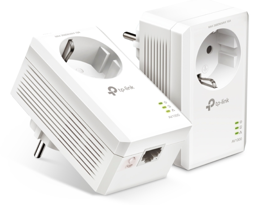 Cumpara  Dispozitive Powerline - Powerline Adapter TP-Link, TL-PA7017P KIT, AV..