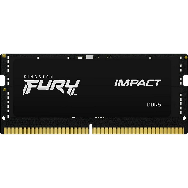 16GB DDR5-5600MHz SODIMM Kingston FURY Impact (KF556S40IB-16), CL40, 1.1V, Intel XMP 3.0, Black