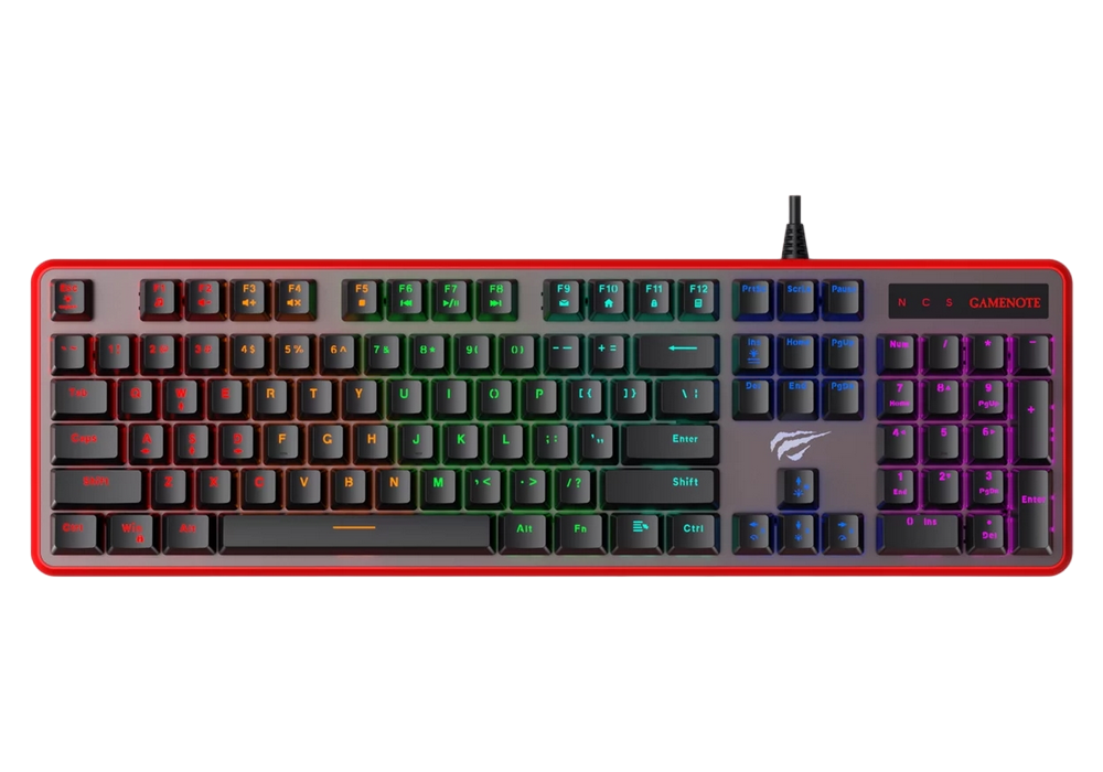 Gaming Keyboard Havit KB870L, Mecha..