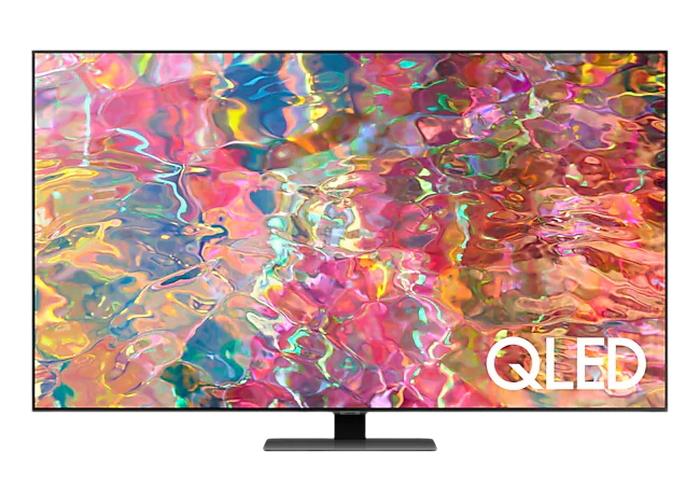 55" QLED SMART Телевизор Samsung QE55Q80BAUXUA, 3840x2160 4K UHD, Tizen, Чёрный