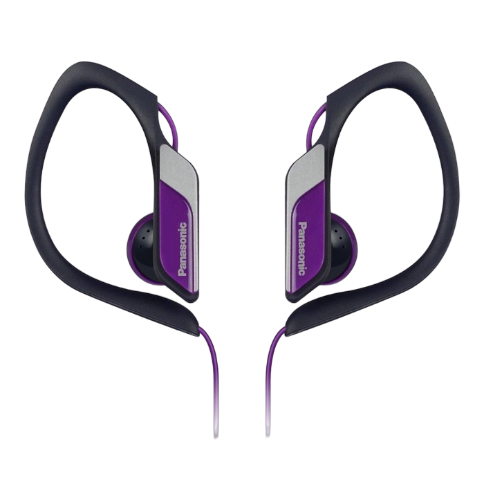 Clip Type Earphones Panasonic RP-HS34E-V Violet, w/o Mic, 1 x mini-jack 3.5mm