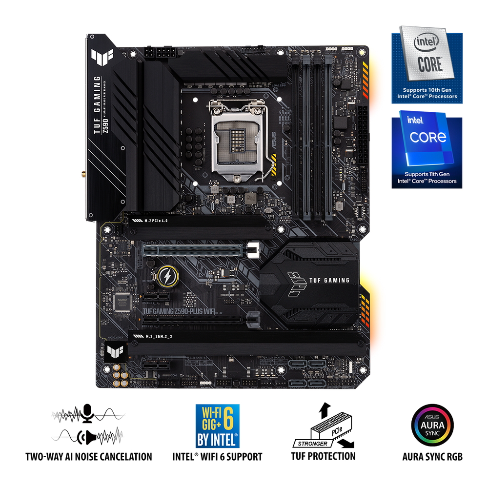 Cumpara  Plăci de bază - MB S1200 Asus TUF GAMING Z590-PLUS WIFI  ATX..