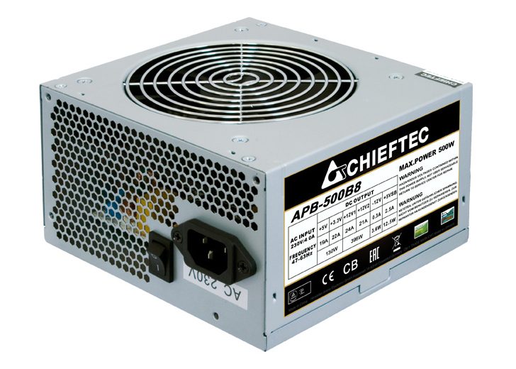 Power Supply ATX 500W Chieftec VALUE APB-500B..