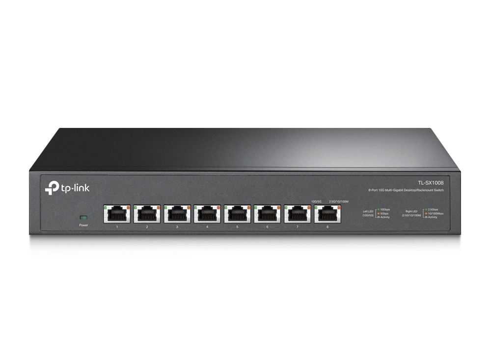 .8-port 10/100Mbps/1/2,5/10 Gbps Switch TP-LI..