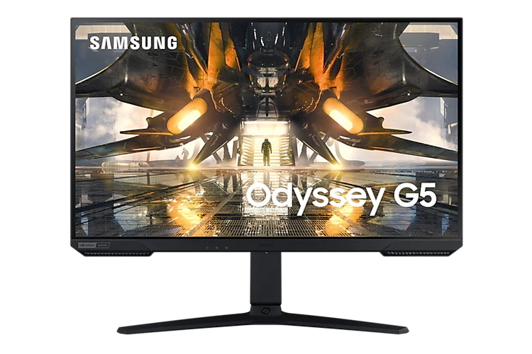 27" SAMSUNG Odyssey G5 S27AG500N,Black,IPS,2560x1440,165Hz,FreeSync+GSync,1ms,350cd,HDR,DP+HDMI,Pvt