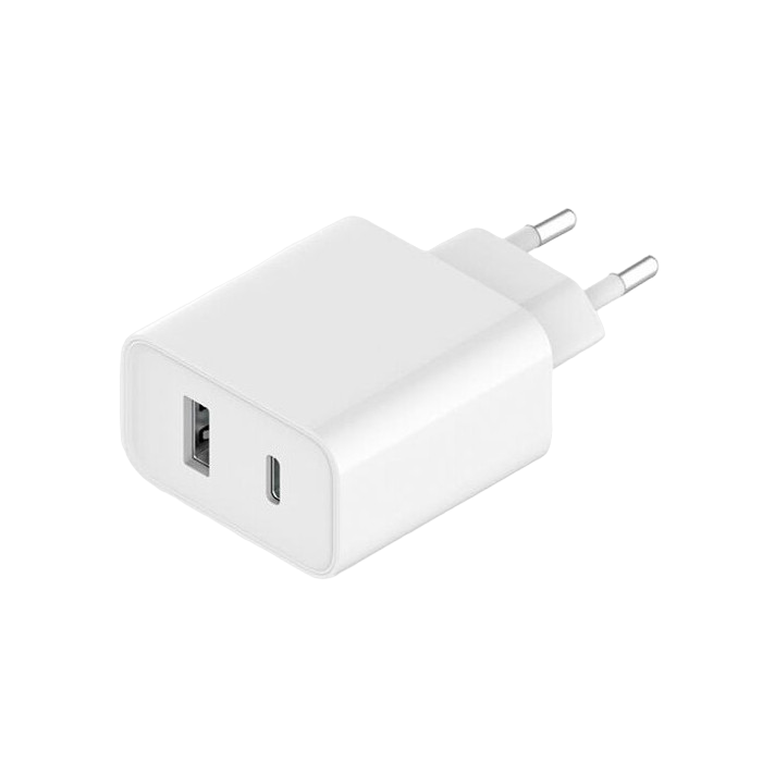 Xiaomi Charger 33W, Type-C + Type-A, AD332EU, White