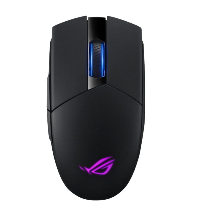 Gaming Wireless Mouse Asus ROG Strix Impact II, 16k dpi, 5 buttons, 400IPS, 40G, 93g, Ambidextrous,