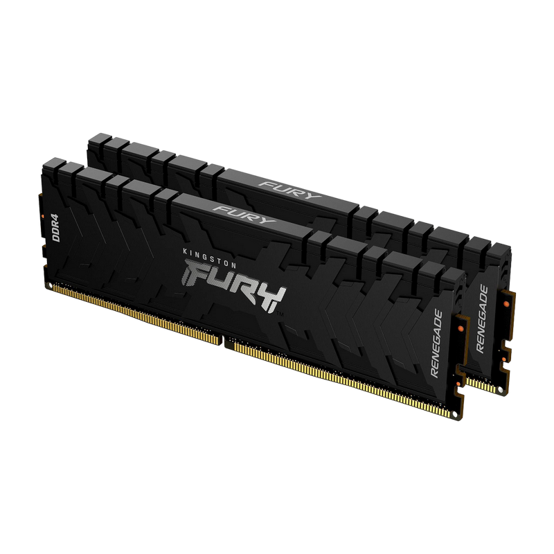 32GB DDR4-4600MHz  Kingston FURY Renegade (Kit of 2x16GB) (KF446C19RB1K2/32), CL19-26, 1.5V, Black