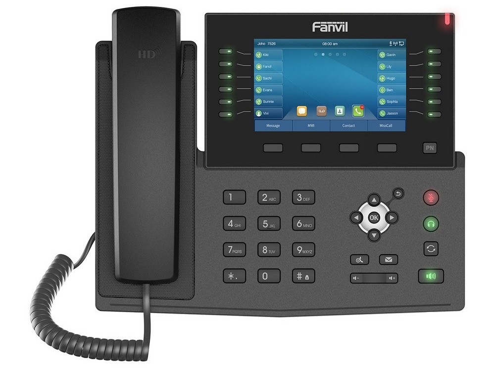 Fanvil X7C Black, Enterprise IP phone, 5