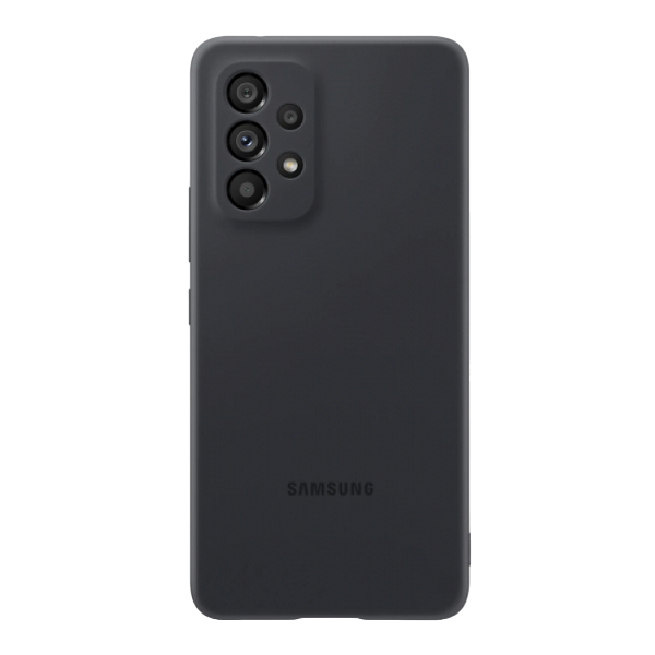 Чехол Samsung Silicone Cover Galaxy A73, Чёрный