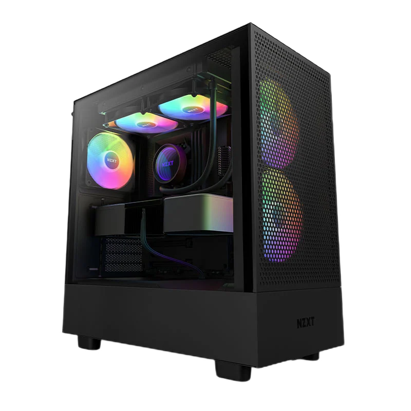 Case ATX NZXT H5 Flow RGB, 1xUSB 3...