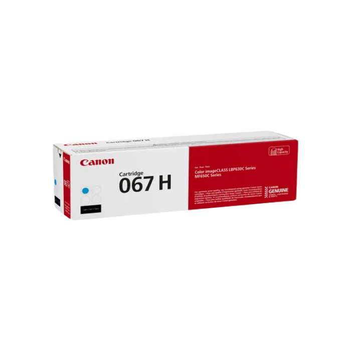 Тонер-картридж Canon Laser Cartridge CRG-067H, Cyan, Голубой