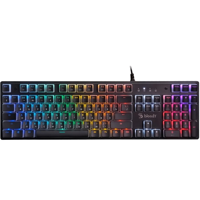 Клавиатура Bloody S510R, Проводное, Pudding Black