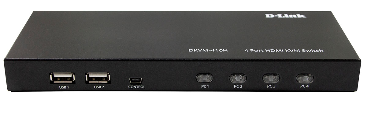 D-Link 4 PORT HDMI and USB KVM SWITCH, DKVM-4..