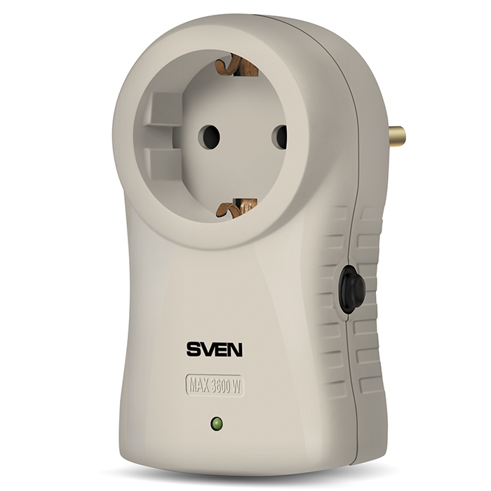 Surge  Protector Sven SF-S1 1Sockets, Grey, f..