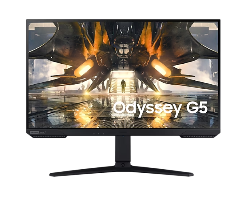 27" SAMSUNG Odyssey G5 S27AG502NI,Black,IPS,2560x1440,G-Sync+FreeSync,165Hz,1msGTG,350cd,DP+HDMI