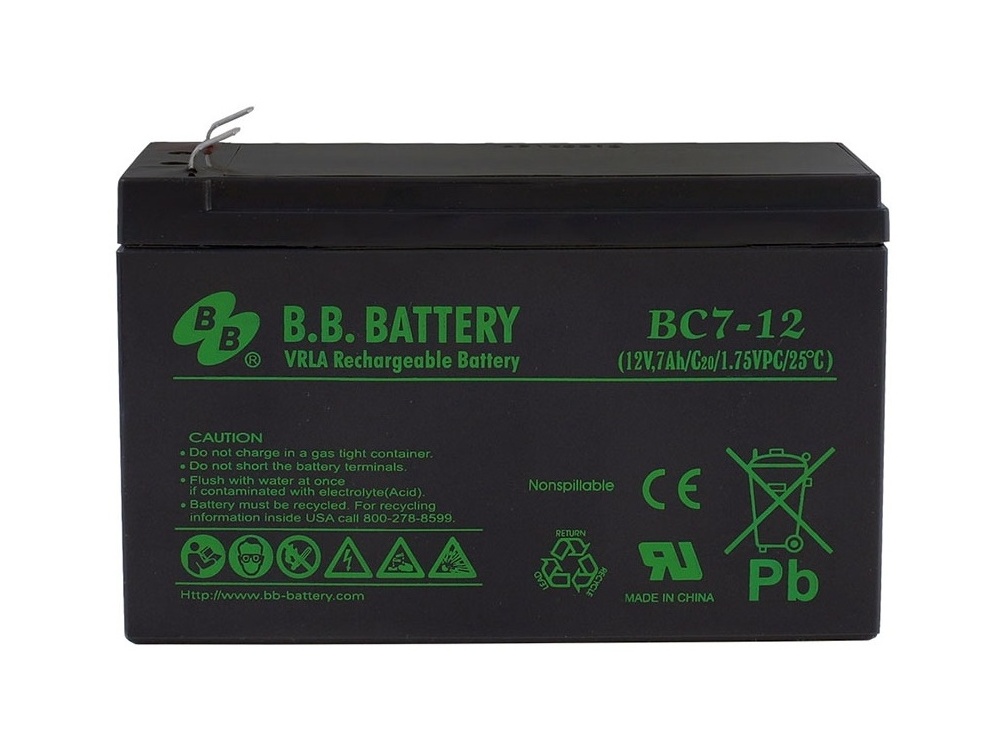 Cumpara  UPS / Acumulatoare - Baterie UPS 12V/ 7AH T2 B.B. BC7-12, 3-5 Year..