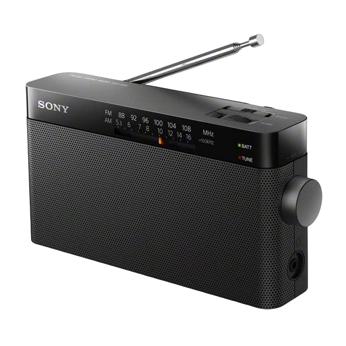 SONY ICF-306, Portable Radio,Black