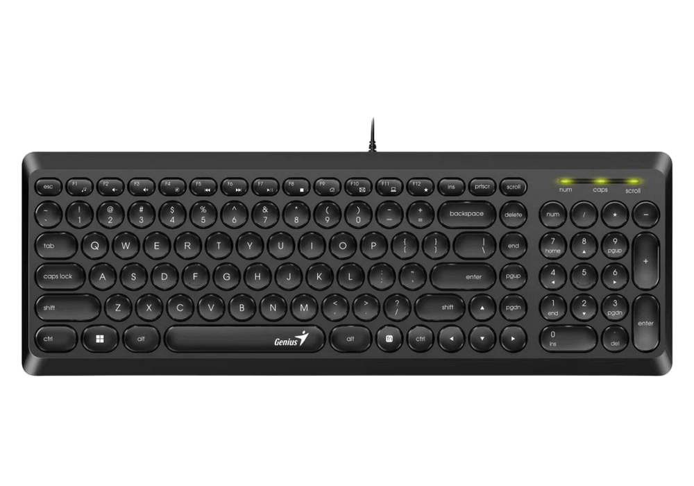 Cumpara  Periferice pentru PC - Keyboard Genius SlimStar Q200, 12 Fn Keys, Lo..