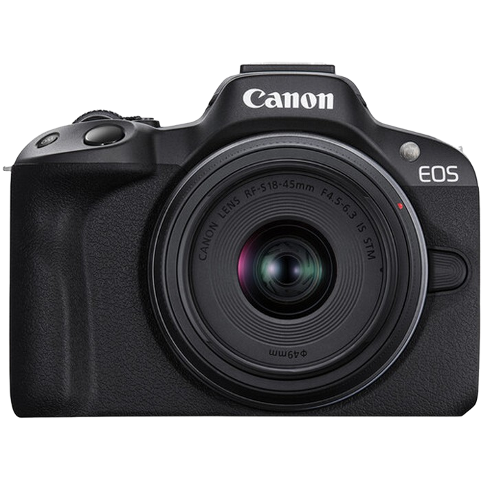 DC Canon EOS R50 Black & RF-S 18-45mm f/4.5-6..