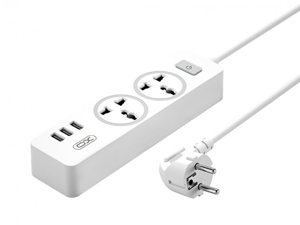 XO Extension cord socket 1.8M, 10A,  WL04 Whi..