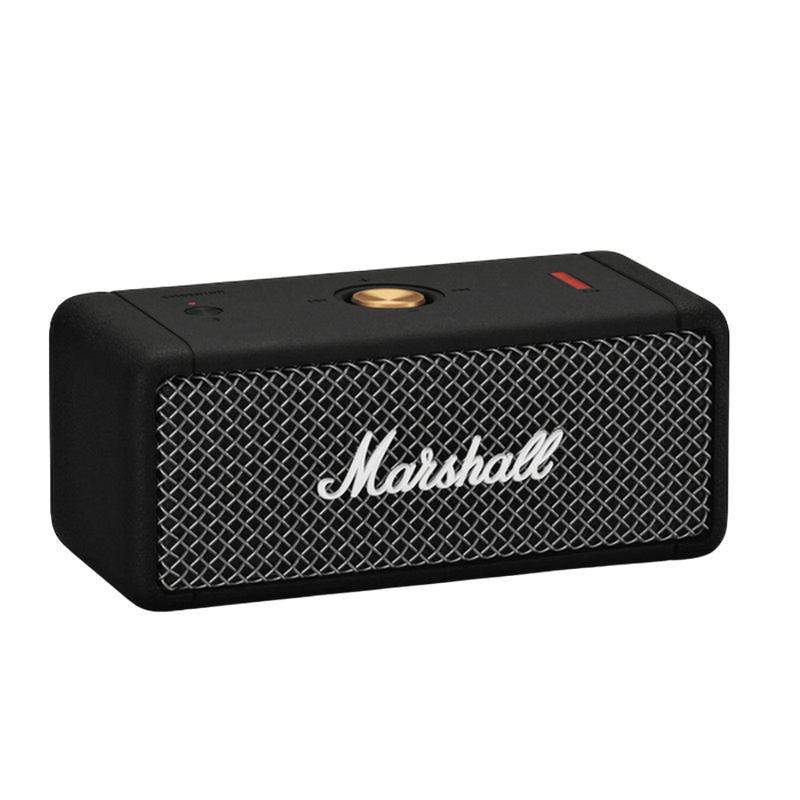 Marshall EMBERTON Portable Bluetooth Speaker - Black and Brass