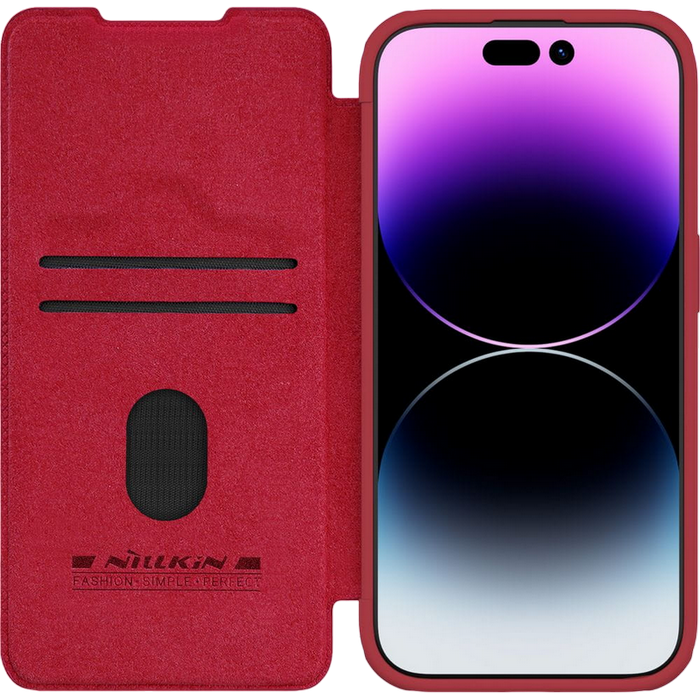 Nillkin Apple iPhone 15 Pro, Qin Pro Red..