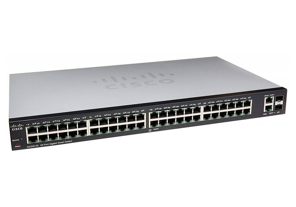 50-port Gigabit Smart Switch Cisco SG250-50-K..